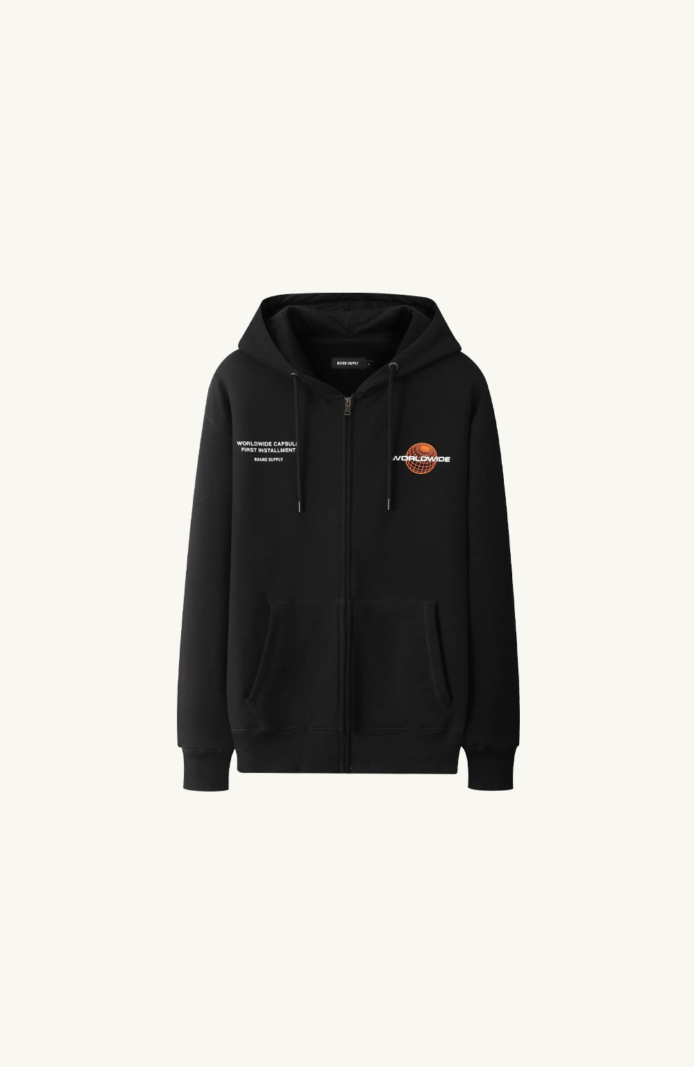 GLOBE ZIP HOODIE