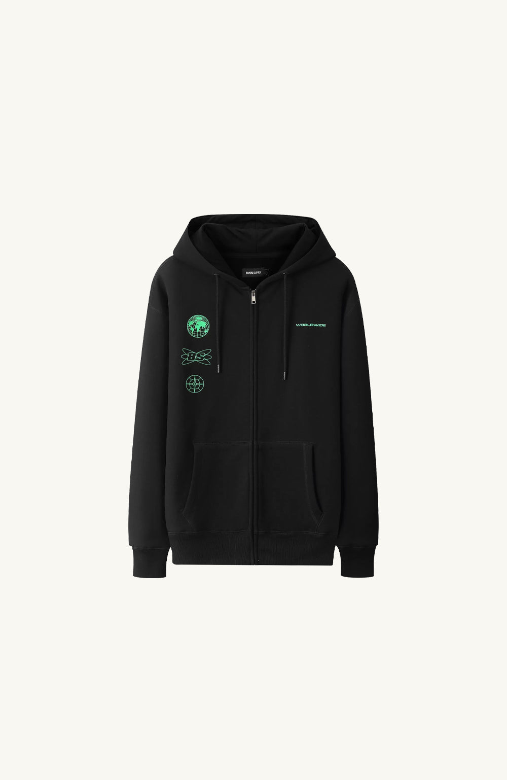 WORLDWIDE MULTI ZIP HOODIE
